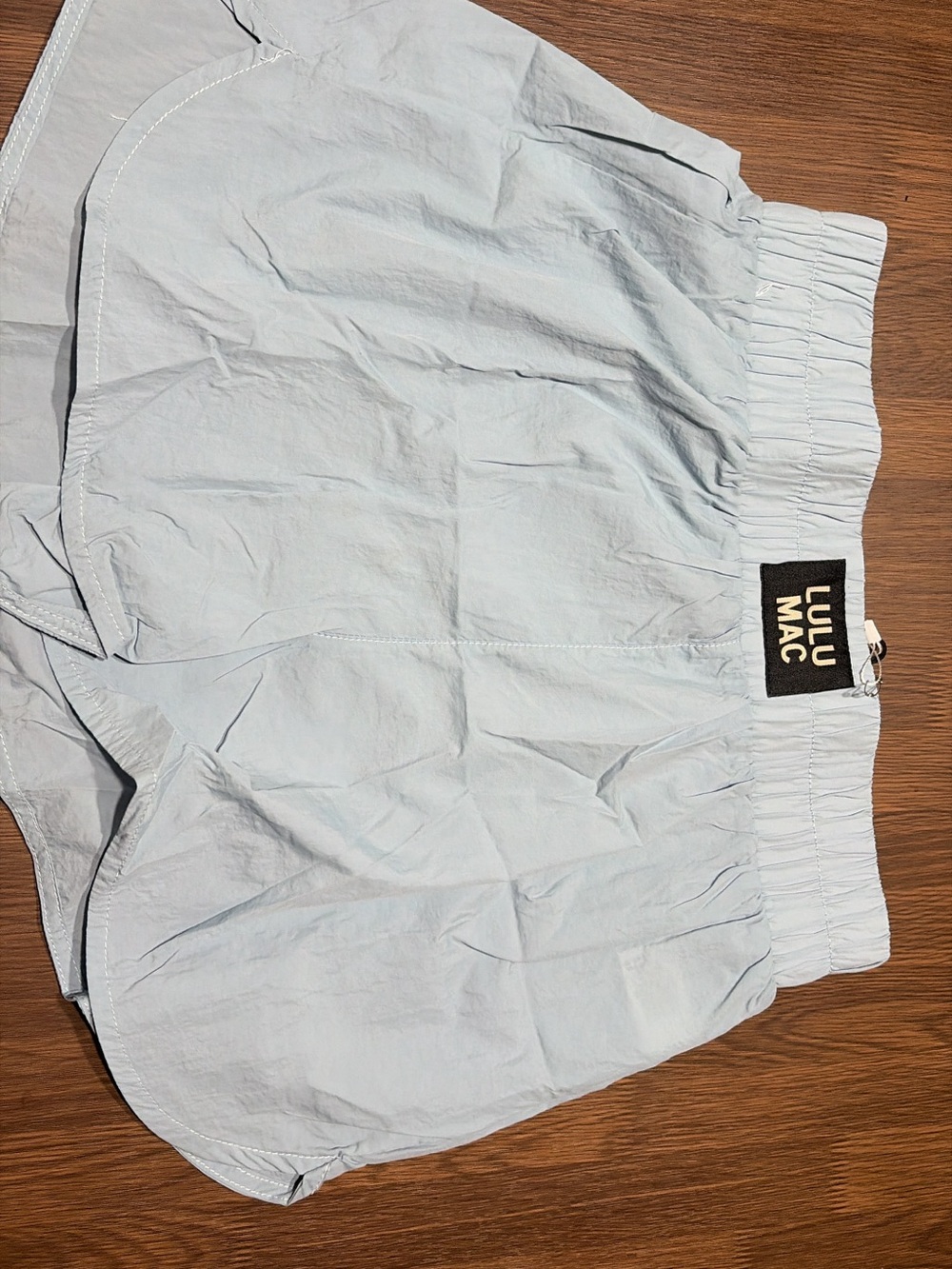 Lulu Mac Light Blue Athletic Shorts